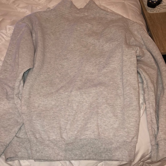 Syracuse Grey Quarter-Zip Sweatshirt - Picture 3 of 4